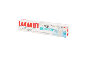 Паста зубная для природно белых и крепких зубов Pure Calcium Lacalut 75мл