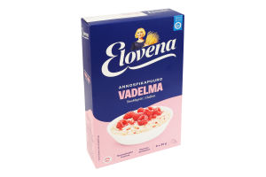 Каша-минутка овсяная Малина Elovena к/у 6х35г