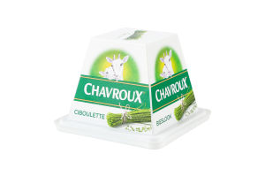 Сыр свежий козий с луком Chavroux п/у 150г