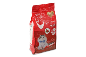 Наполнитель кошачий белый Unscented Super Premium VanCat 5кг