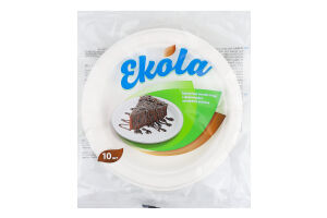 Тарілка паперова Екола 17см 10шт