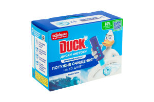 Очиститель унитаза гелевый в дозаторе Морская свежесть Диски чистоты Duck 36мл