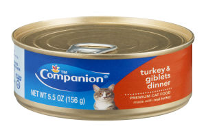 Companion Cat Food Turkey & Giblets Dinner