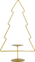 Підсвічник різдвяний Ялинка Gold 340мм