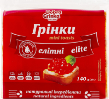 Грінки Елітні Dobra grinka м/у 140г
