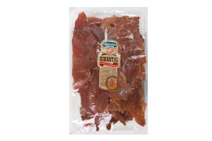 Чипси зі свинини в'ялені Пікантні Закарпатські ковбаси кг