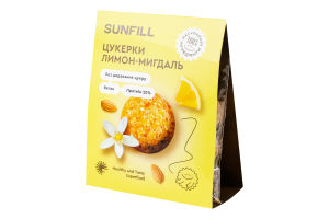 Конфеты с протеином Лимон-миндаль SunFill к/у 73г