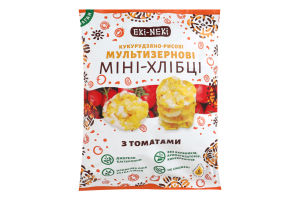 Мини-хлебцы кукурузно-рисовые с томатами Мультизерновые Eki-Neki м/у 40г