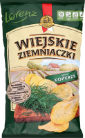 Чипси Wiejskie Ziemniaczki смак кропу