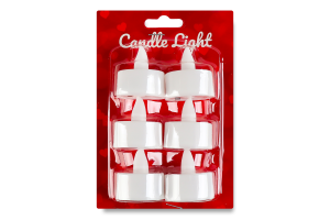 Набір прикрас декоративних Свічка LED 6шт