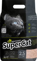 Наповнювач д/котячих туалетів Біобентоніт комкуючий 2,5кг SuperCat