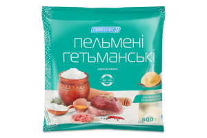 Пельмени замороженные мясные Гетманские Геркулес м/у 600г