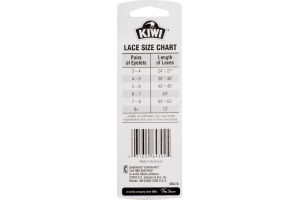 Kiwi Kids Sport Laces Round Black 36"