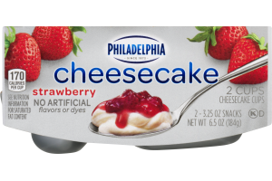 Philadelphia Cheesecake Cups Strawberry - 2 CT