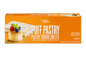 Simply Enjoy Puff Pastry Pastry Dough Sheets - 2 CT