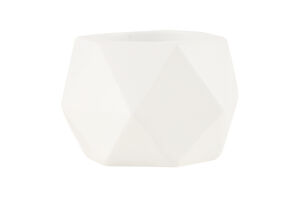 Свічник MBM My Home геометричний білий SK-36