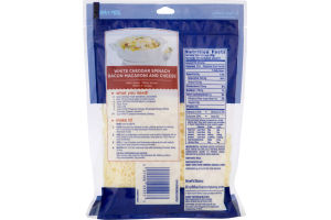 Kraft Natural Cheese Shredded Sharp White Cheddar