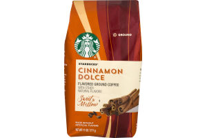 Starbucks Flavored Ground Coffee Cinnamon Dolce