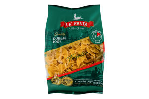 Изделия макаронные из твердых сортов пшеницы Бантики №2001 La' Pasta Per Primi м/у 400г