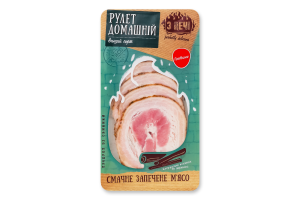Рулет из свинины Домашний З печі в/к в/с лоток 100г
