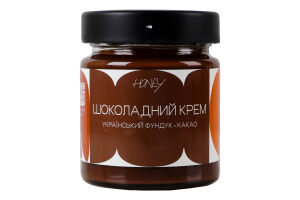 Крем шоколадний Український фундук-какао Honey с/б 200г