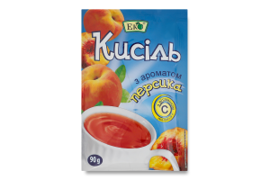 Кисіль з ароматом персика з вітаміном С Еко м/у 90г