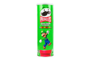 Снек пікантний Pringles Super Mario смак смет-циб