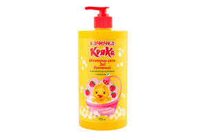 Шампунь-гель дитячий з ароматом полуниці 750мл Качечка Кряка