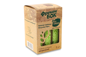 Губки кухонні целюлозні Go green Фрекен Бок 3шт