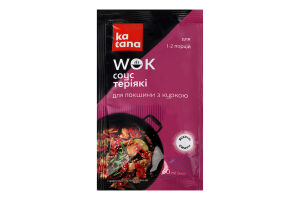 Соус для лапши с курицей Терияки Wok Katana м/у 60мл