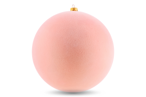 Прикраса ялинкова Куля Оксамит 200мм 31076