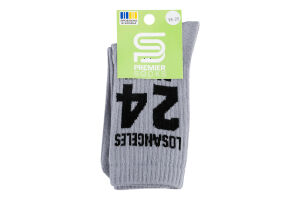 Шкарпетки дитячі Premier socks 24 сірий р.18-20