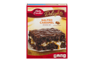 Betty Crocker Delights Brownie Mix Salted Caramel