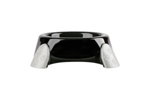 Миска для собак нековзаюча 250мл 15х5см мікс