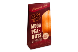 Арахіс смажений солоний Пікантний BBQ Premium Big Bob к/у 80г