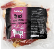 Ласощі д/собак Вуха кролика з м'ясом кролика 500г AnimAll Snack