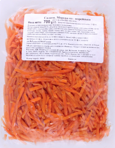 Салат Морква по-корейськи Ніжинський КЗ в/у 700г