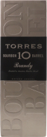 Бренді Bourbon Barrel 10років 38% 0,7л коробка Torres