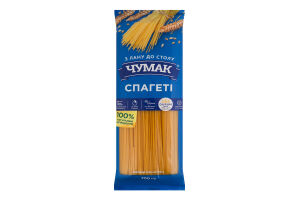Вироби макаронні клас екстра група А Спагеті Чумак м/у 700г