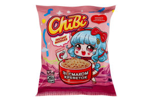 Вермишель быстрого приготовления со вкусом креветок ChiBi м/у 60г