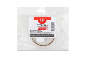 Стрічка клейка двостороння №1270348 ТМ "1" 1шт