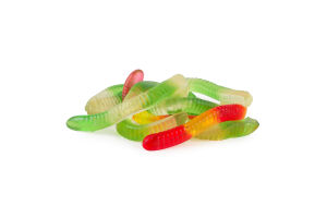 Мармелад жевательный зефирный Fruity worms Gummi candy Trolli кг