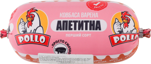 Колбаса вареная Аппетитная Pollo 1с м/у 0.5кг