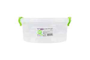 Контейнер універсальний 1.2л 180х170х75мм Круглий №2 Ал-Пластик 1шт