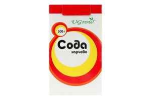Сода харчова UGrow к/у 500г