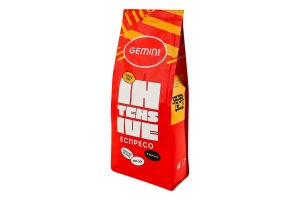 Кава натуральна смажена в зернах Espresso Gemini 1ґ м/у 250г