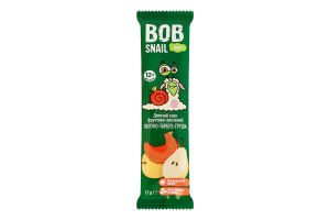 Снек фруктово-овощной для детей от 12мес Яблоко-тыква-груша Baby Bob Snail м/у 17г