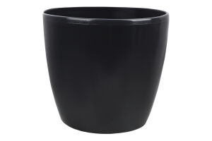 Горщик д/квітів Матільда темно-сірий круглий 12*11см Алеана