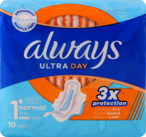 Прокладки гигиенические ароматизированные Normal Ultra Day Always 10шт