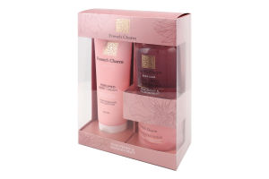 Набір Pink peony&Passion fruit Гель д/душу 200мл+Крем д/тіла 125мл+Скраб д/тіла 80мл Liora